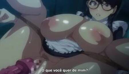 Anime Hentai - Jashin Shoukan Inran Kyonyuu Oyako Ikenie Gishiki Ep.2 PT-BR