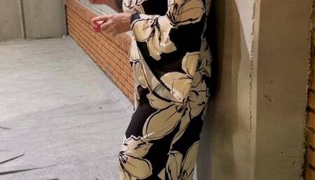 Smoking at the mall - Crush - Nose exhales - Coughing