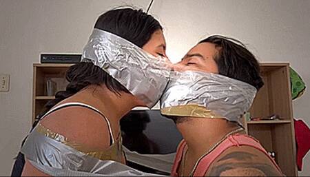Fixing Their Relationship Problems With Intimate Tape Bondage (mp4)