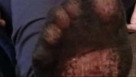 Holey Socks With Thin Soles Close Up