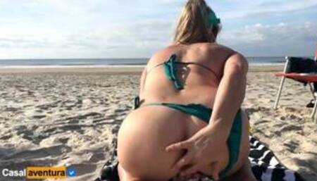 Warning! Risky Anal Sex at Public Beach