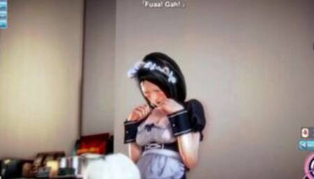 My beauty maid in night