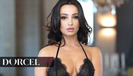 Sensual sex with a beautiful brunette with perfect curves