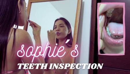 Sophie teeth inspection! 4K