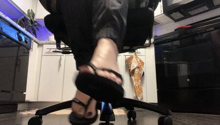 Ignoring You While Dangling Flip Flops