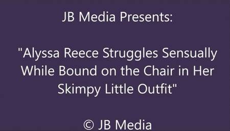 Alyssa Reece Chairbound in Her Shirt and Panties - WMV