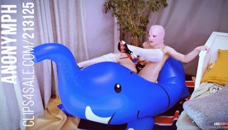 ANN016 - Ride, Hump and Pop Inflatable Elephant LD