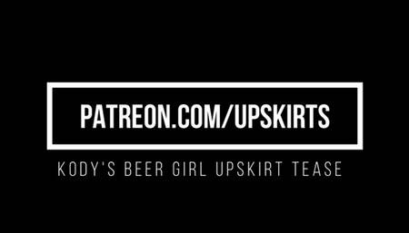 Kody German Waitress Upskirt Tease