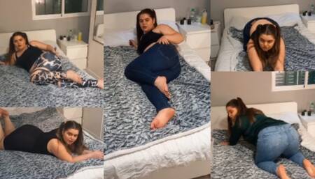 Nasty college girl is farting for you