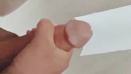 Huge fat cock cumshot