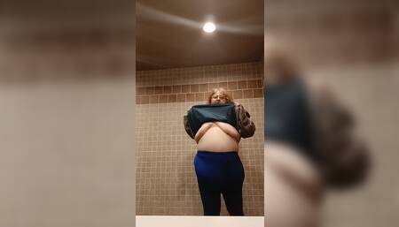 Shh dont tell i was being naughty in the rest room of a diner that