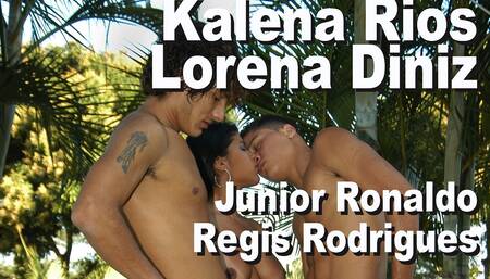 Kalena Rios & Lorena Diniz & Junior Ronaldo & Regis Rodrigues Tranny BBGT