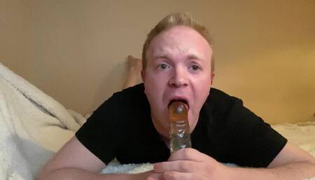 How I want to suck your cock and deepthroat gag