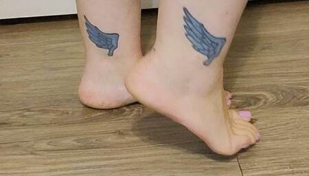 Shoe try on and Raspberry smash