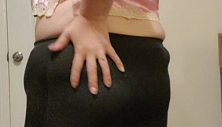 Ass worship in leggings