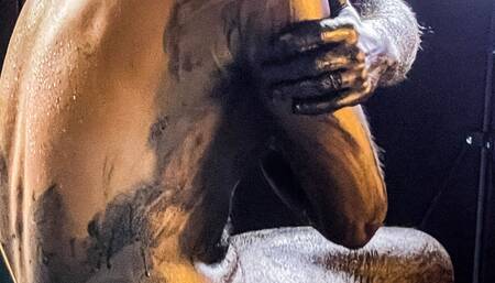 Blueman coming and cumming