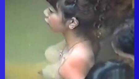 Pretty Girl with Pointy Nipples