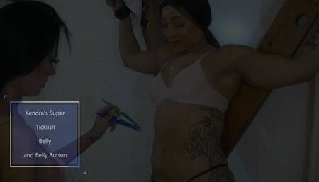 Kendra's Super Ticklish Belly & Belly Button (1080p)