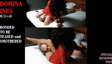 BONDED, TEASED and MILKED by INES in red dress (480p)