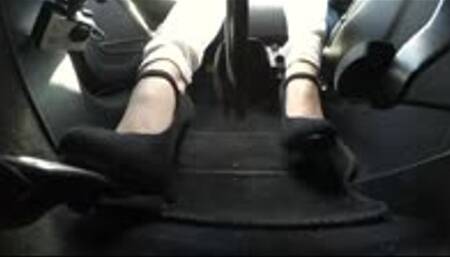 Chrissy finds car keys but can't drive! - Pedal Cam