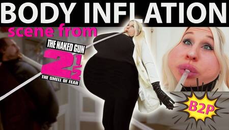 Body Inflation Bloated Belly Breast Expansion Popping