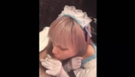 57【Eriko】Japanese girl's blowjob & gets creampied