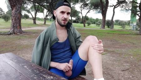 Jerk off after running