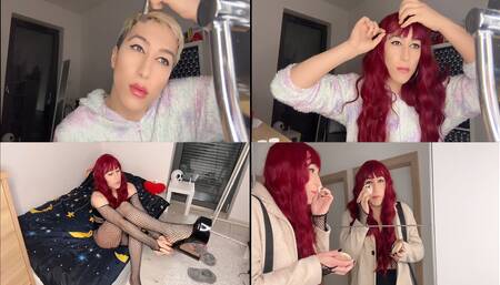 Whore slut sissy feminization before work