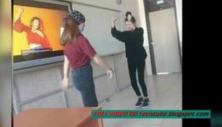 Black school tight pants dance 2