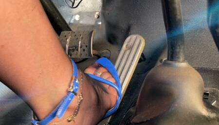 Cold Start Cranking, Stalling & Jeep Drive in Heels & Just Nylons