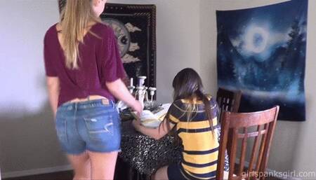 Ziva Fey Spanked For Being a Bully