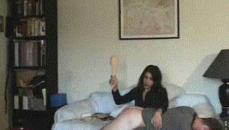 Talia Spanks Bart OTK (MOV)