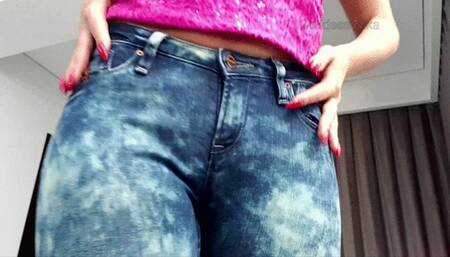 Slave For My Ass In Jeans