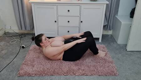 Mabel Busty Workout Video