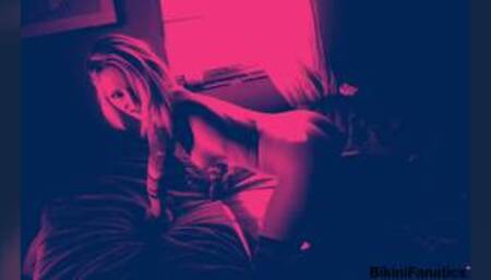 Younger gothic girl in pole dancing scenes then in lesbian strap-on dildo scenes also