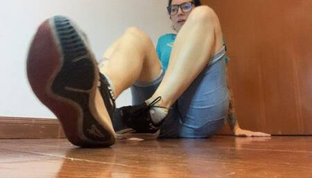 STINKY RUNNERS AND SOCKS REMOVAL