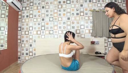 TEEN PAWG FARTING ON TEEN GIRL SLAVE BY AGATHA LUDOVINO AND KATITA CAM BY KLEBER FULL HD