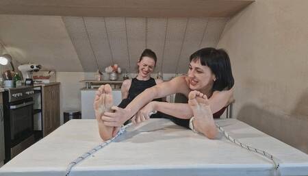 She laughed so hard she lost her breath-wmv