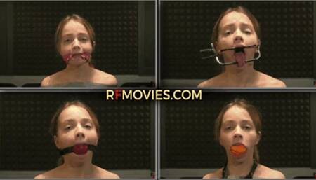 Arina - Gag test for a tiny girl with a roomy mouth (UHD 4K MP4)