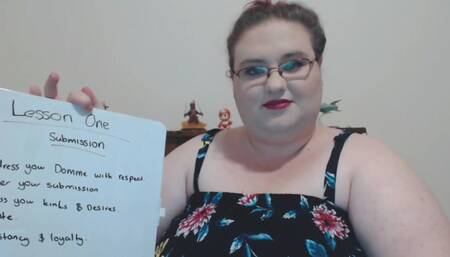 Submission College: Lesson 1