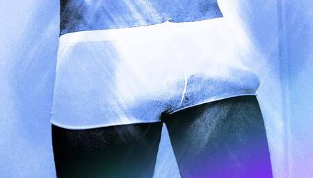 Pagan prince Djed Nebetho jerks his big eight inch cock & cums