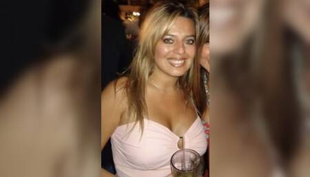 LINA NORENA playing with her big HARD NIPPLES Close up