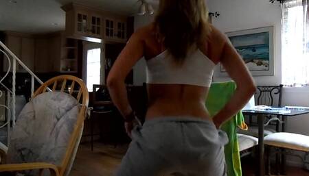 White Girl Twerk Booty Bounce Hit it