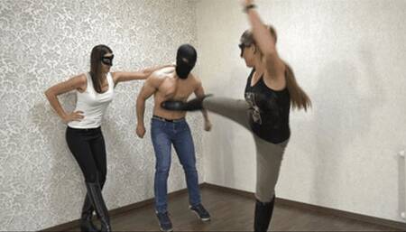 Which boots hurt you more, slave?