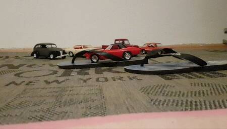 Flipflop model car crush