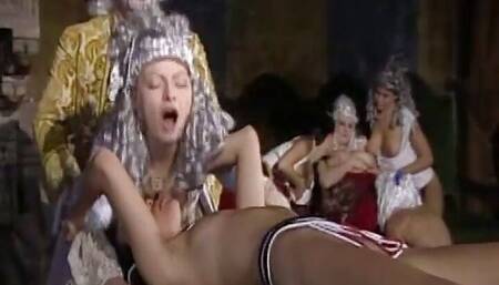 These ladies are ready to have a blast with this dude