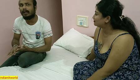 Indian Bengali Wife free sex with Hotel boy!! Fuck me Hard