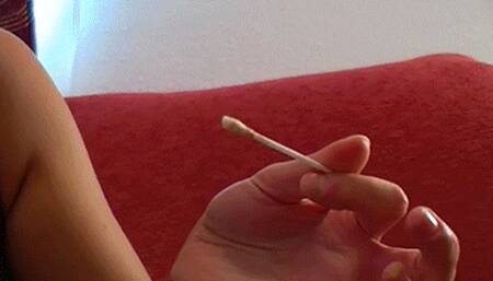 My ears are full of wax Im gonna clean them and you can chew on the messy ear-buds - Mistress Amber Leigh & Osel - MP4