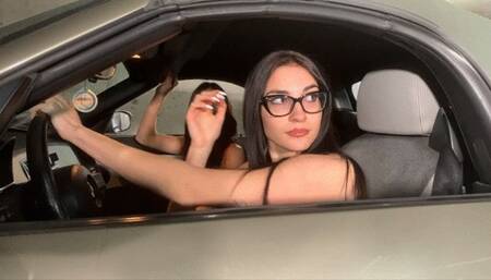 Gaia and Charlotte in felony traffic stop actions