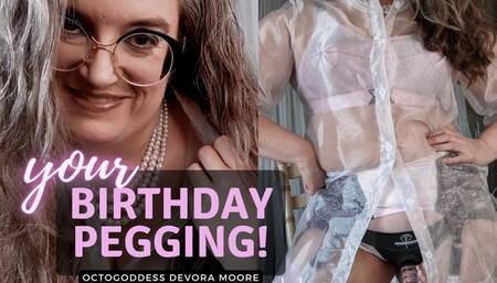 Your Birthday Pegging Gift Femdom Girlfriend POV Strap-on Sex Curvy MiLF Domme